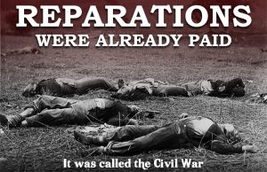 Reparations were already paid in the American Civil War