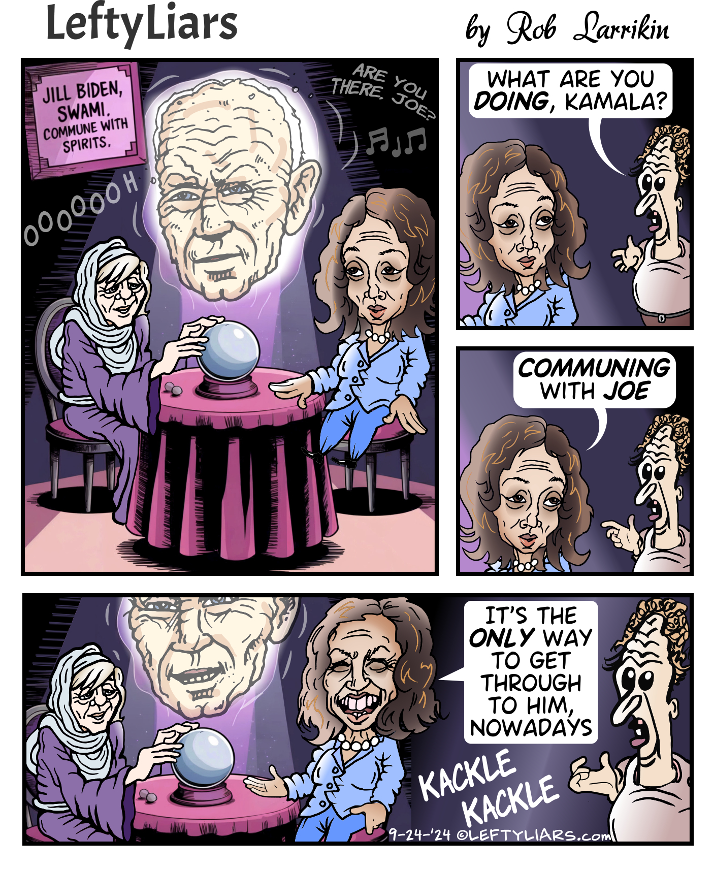 Kamala Harris Joe Biden Jill Biden cartoon