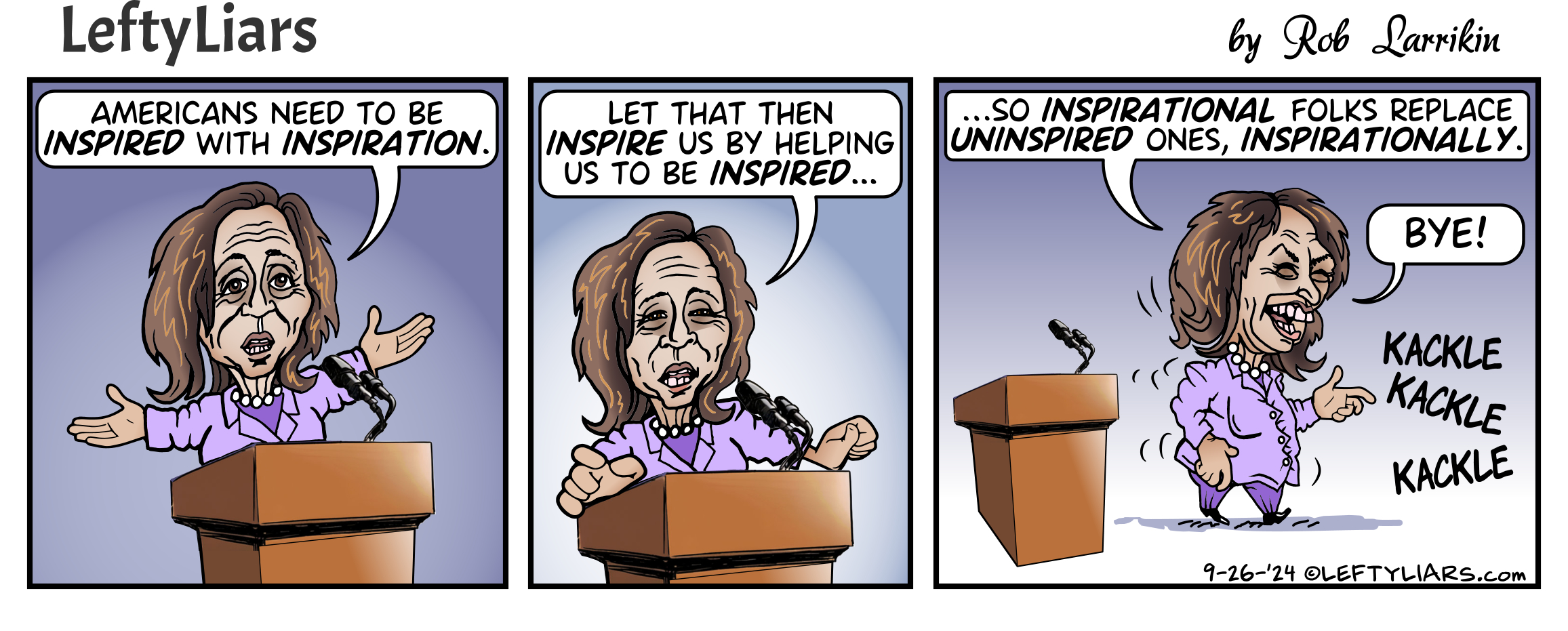 Kamala Harris cartoon