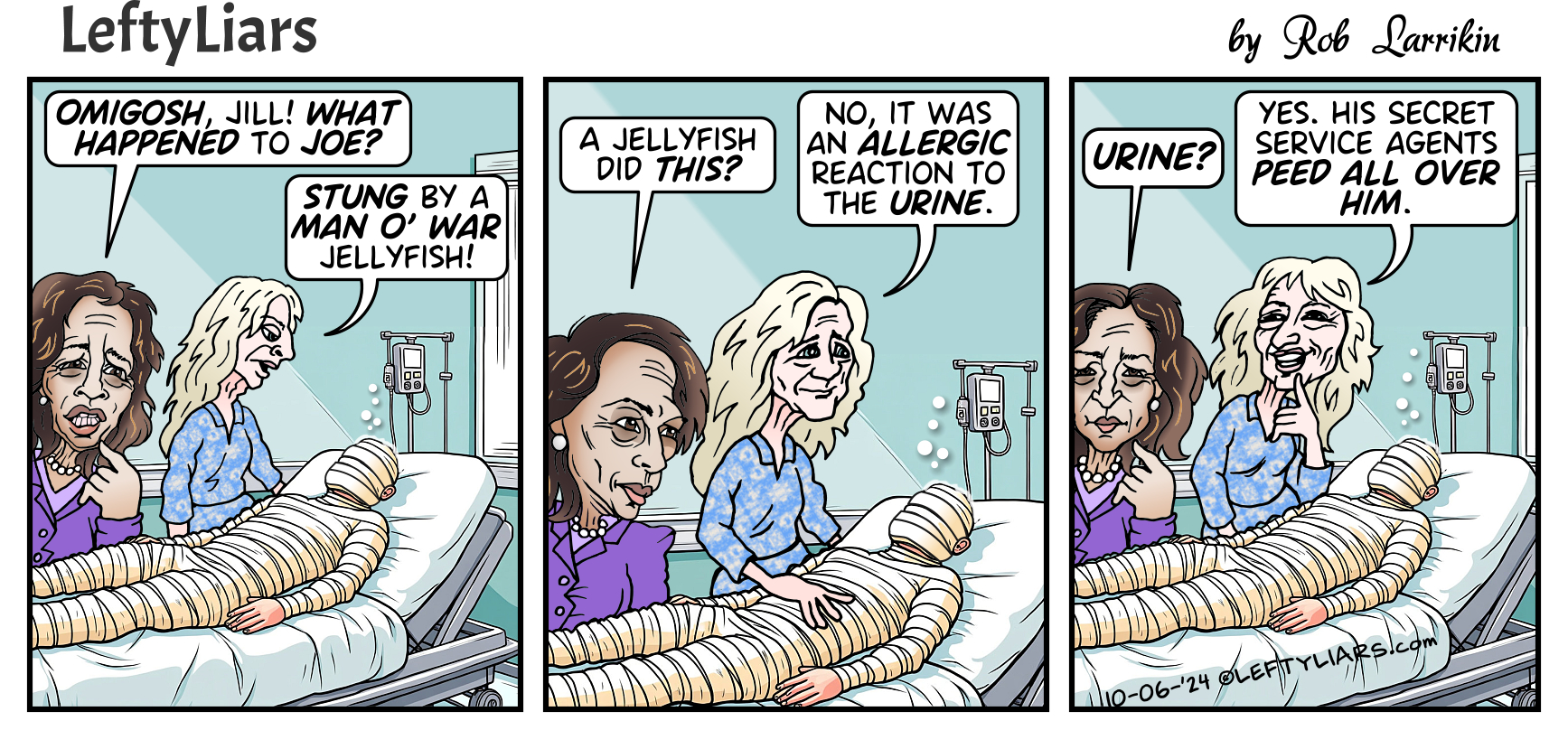 Kamala Harris Jill Biden cartoon