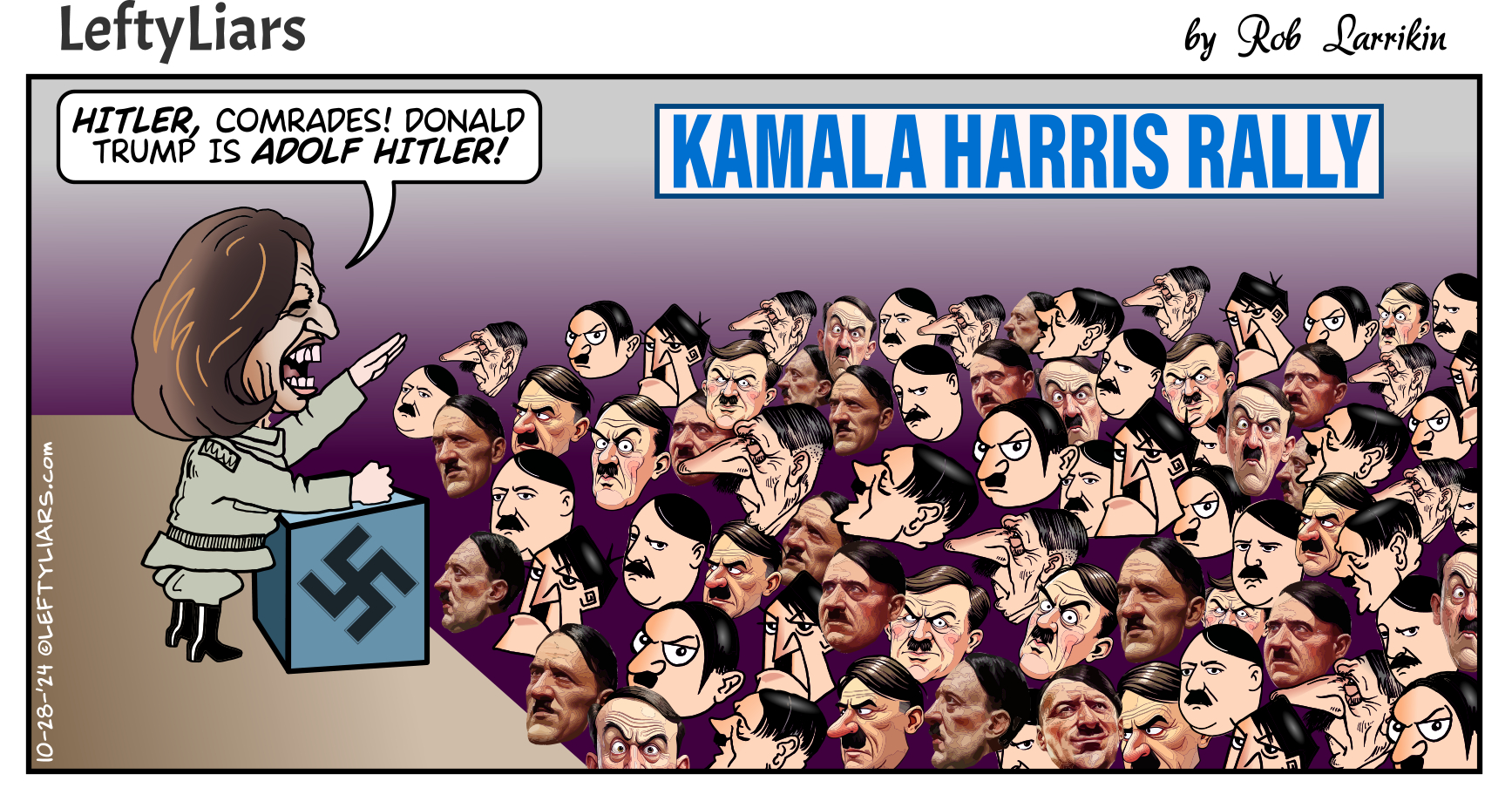 Kamala Harris cartoon