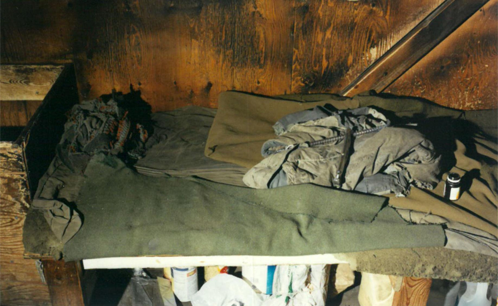 The Unabomber's bed